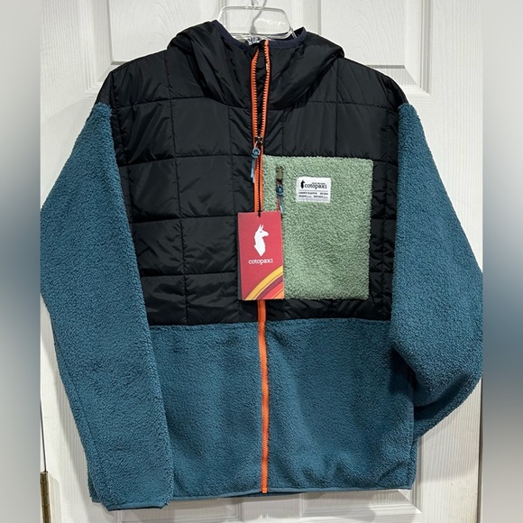 Cotopaxi Men's Medium Trico Hybrid Jacket Grey Blue NWT Hood Graphite Blue - Picture 1 of 14